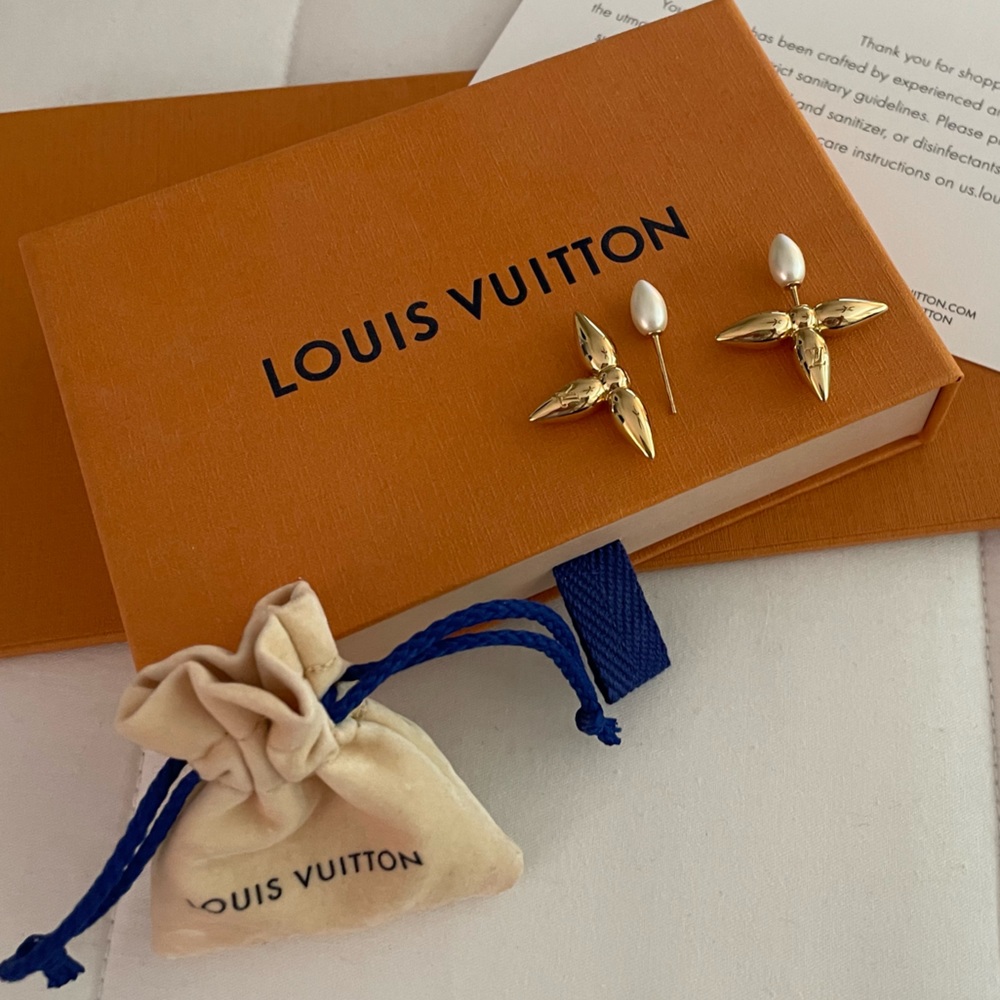 Louis Vuitton Louisette Doré Earrings